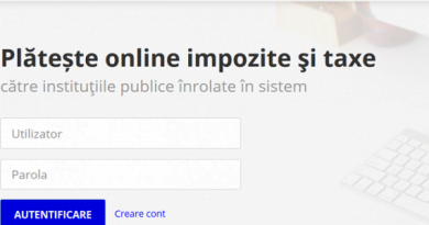 Taxele pentru pașaport, permis de conducere și certficat de înmatriculare pot fi achitate pe platforma