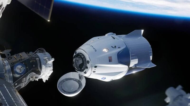 Crew Dragon, lansată de o rachetă Falcon 9 a Space X